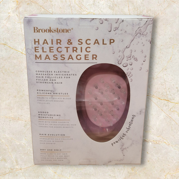 Brookstone Hair and Scalp Electric Massager NIB At Home Spa Essentials - Picture 1 of 5